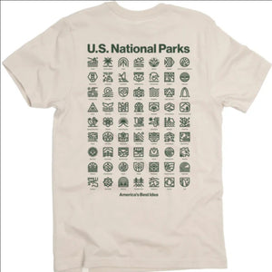 US National Parks Pocket T (Unisex) - Wanderer's Outpost
