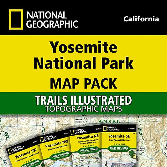 Yosemite National Park Map Pack - Wanderer's Outpost