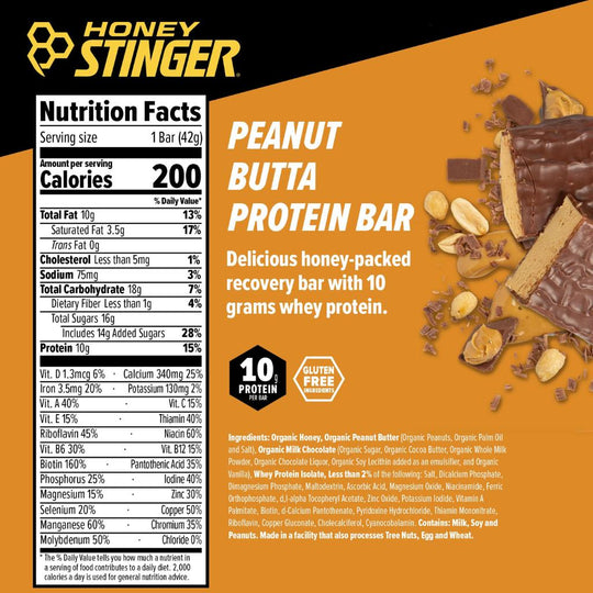 Honey Stinger Protein Bar - Wanderer's Outpost