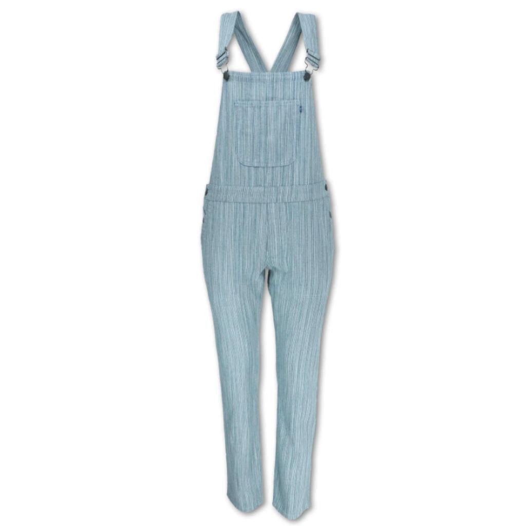 Striped Denim Overalls - Wanderer's Outpost