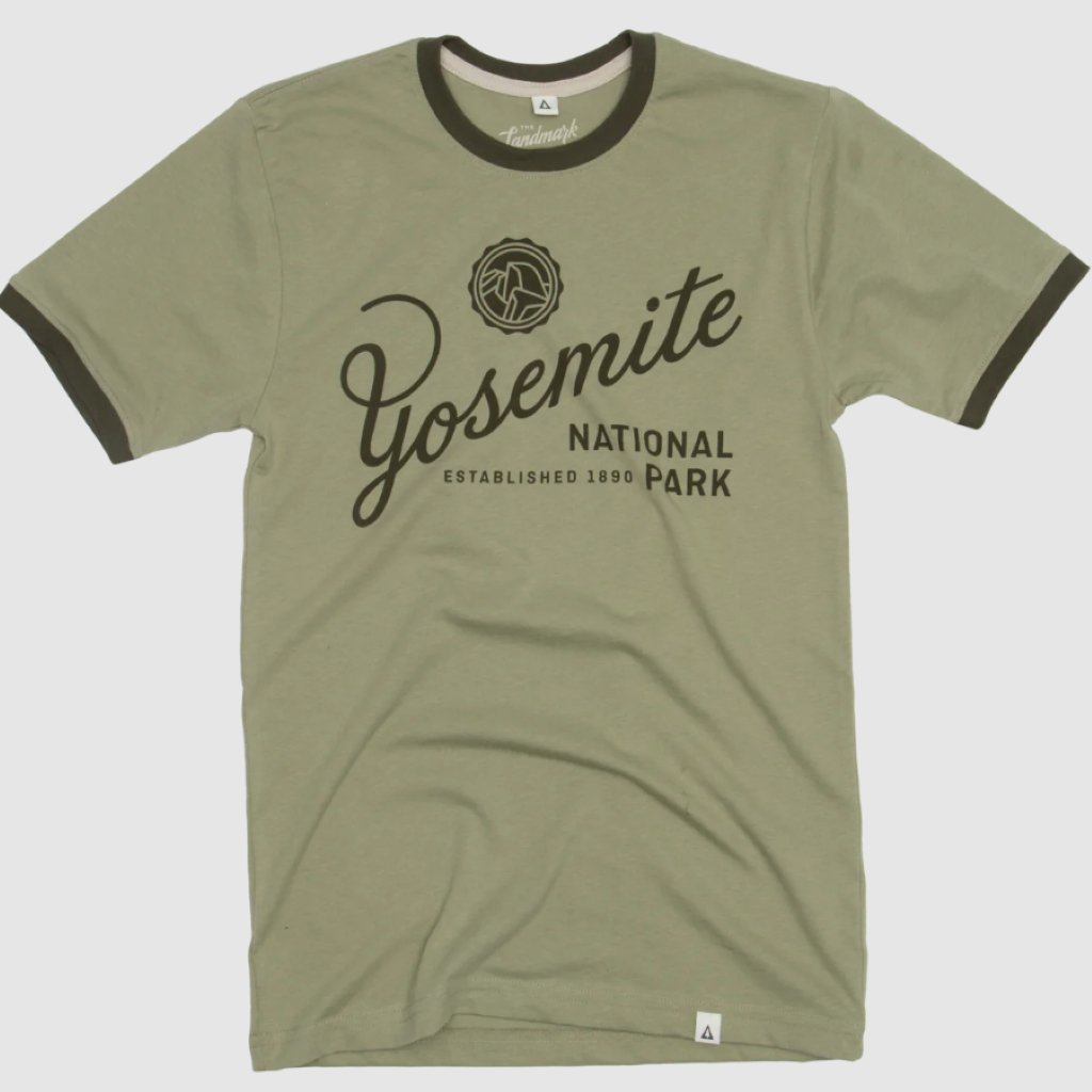 Yosemite Type Ringer Tee (Unisex) - Wanderer's Outpost