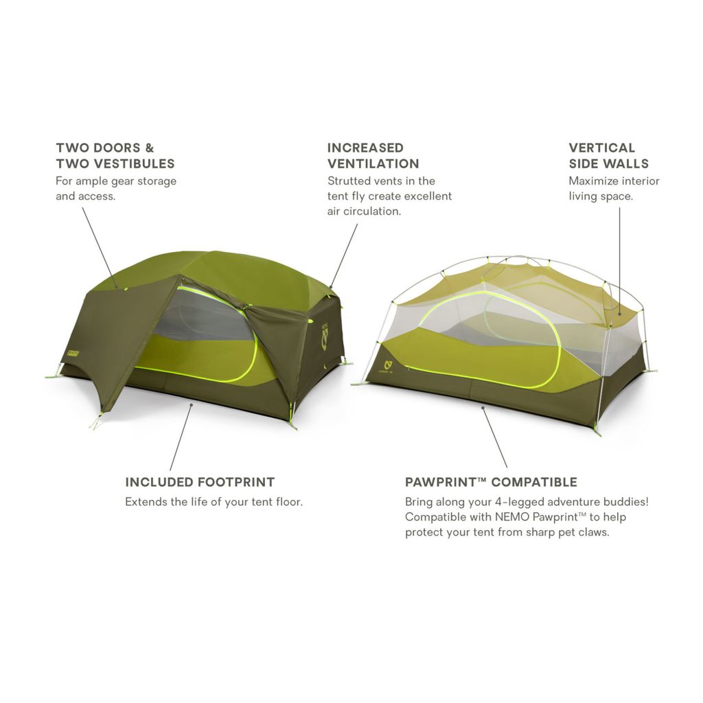 Aurora 3P Tent w/ Footprint - Wanderer's Outpost