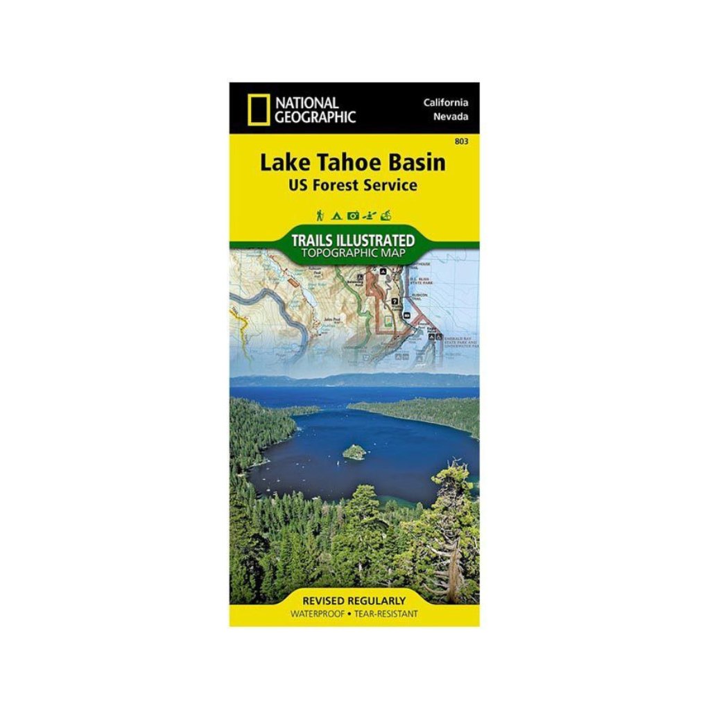 Lake Tahoe Basin Map - Wanderer's Outpost