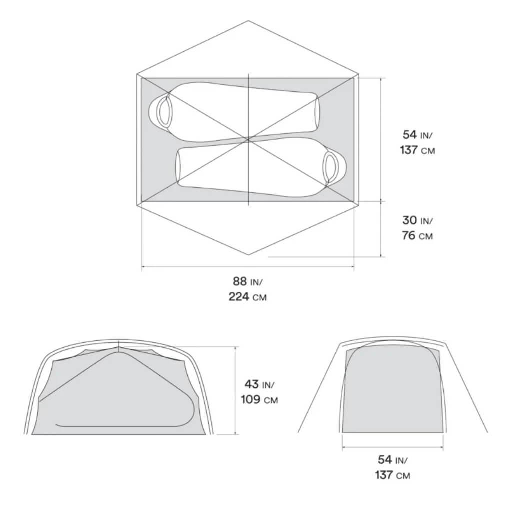 Mineral King 2 Tent - Wanderer's Outpost