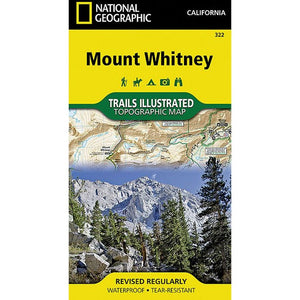 Mount Whitney Map - Wanderer's Outpost