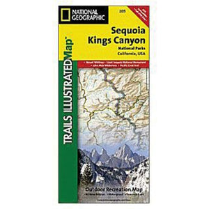 Sequoia/Kings Canyon Map