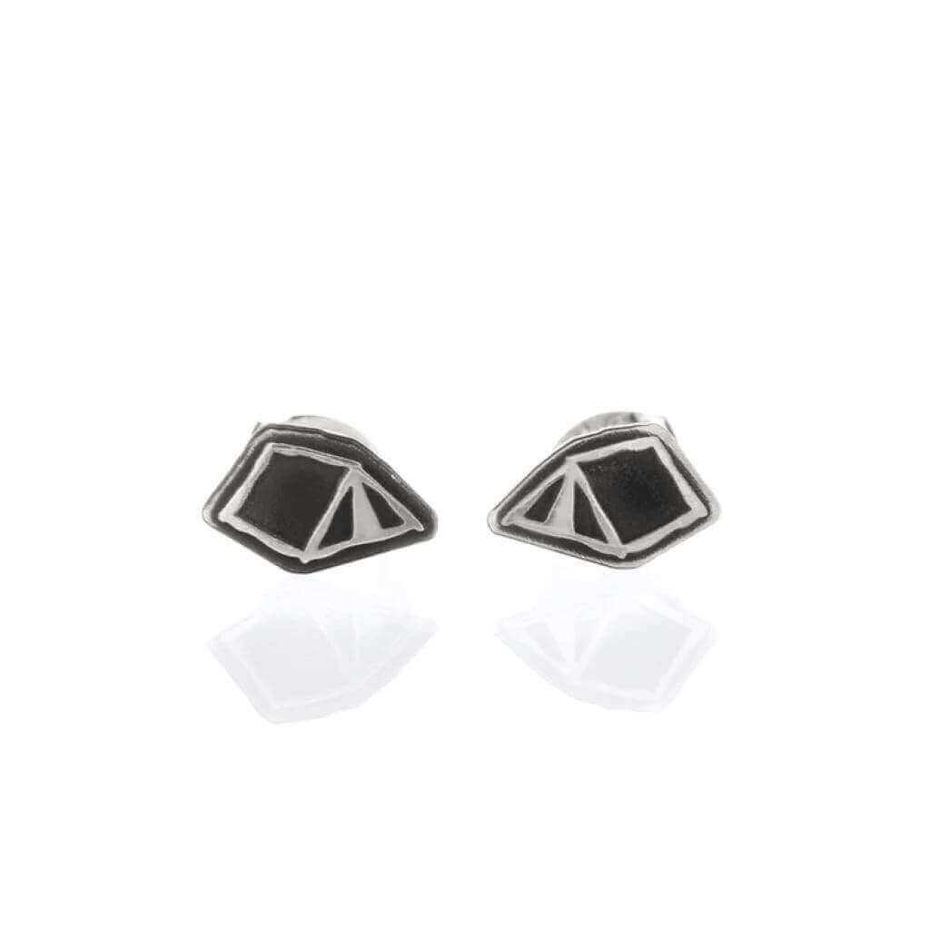 Tent Stud Earrings - Wanderer's Outpost