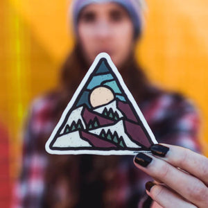 Triangle Mountain Sticker - Wanderer's Outpost