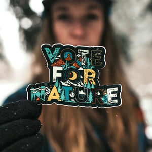 Vote For Nature Sticker - Wanderer's Outpost