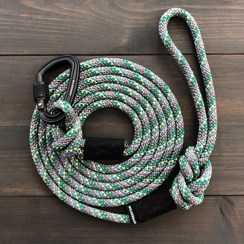 Wilderdog Large Carabiner Rope Leash Alpine Reflective - Wanderer's Outpost