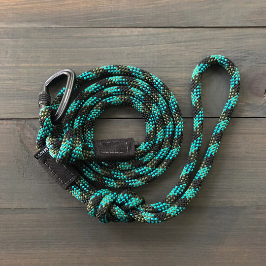 Wilderdog Small Carabiner Rope Leash Granite - Wanderer's Outpost