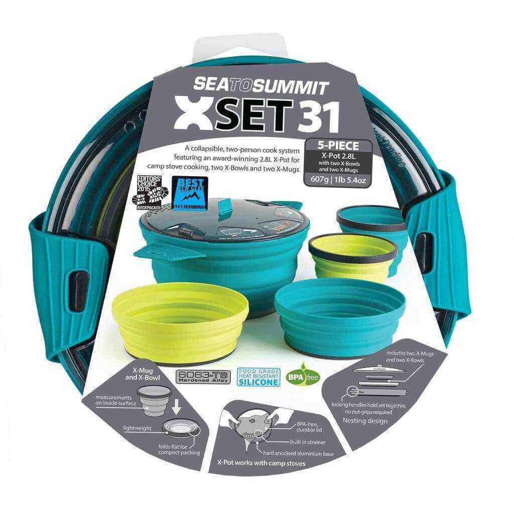 X Set 31: 2.8L X-Pot, 2 X-Bowls & 2 X-Mugs